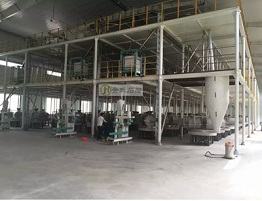 陜西全自動(dòng)石碾組裝現(xiàn)場(chǎng)